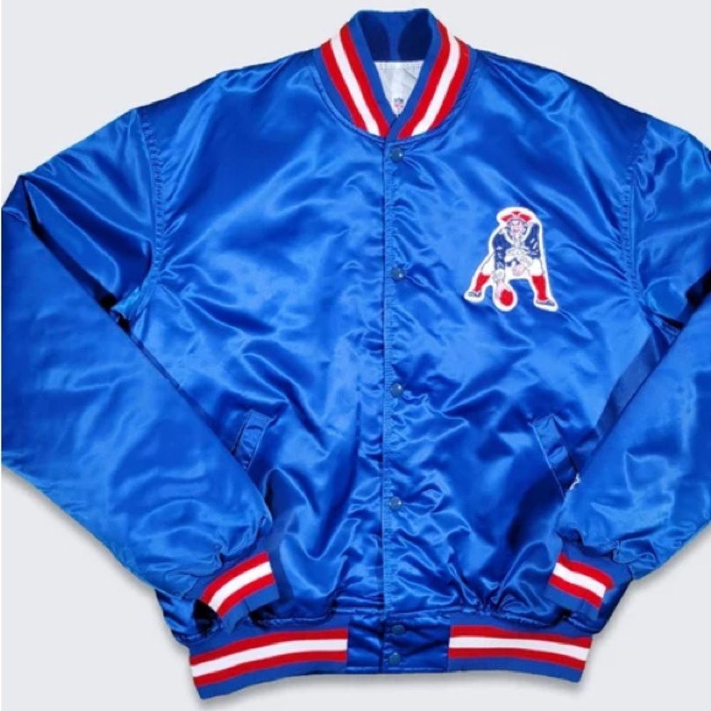Blue Satin Men's Jacket